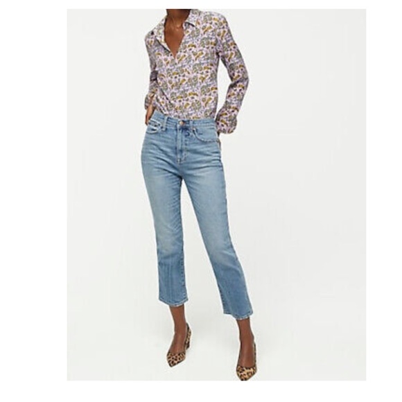 Jcrew Bryn leopard calf hair pointy-toe block heels - Picture 4 of 8